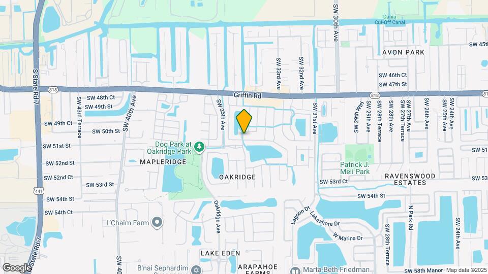 3381 SW 51st St Map and Location Details