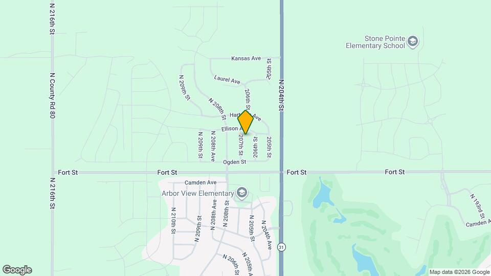 5503 N 207th St Map and Location Details