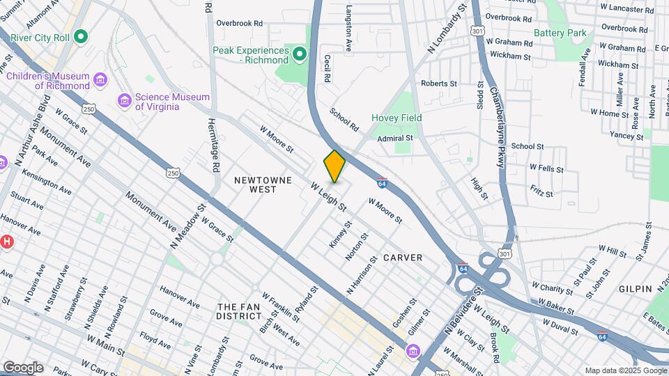 1013 N Lombardy St Map and Location Details