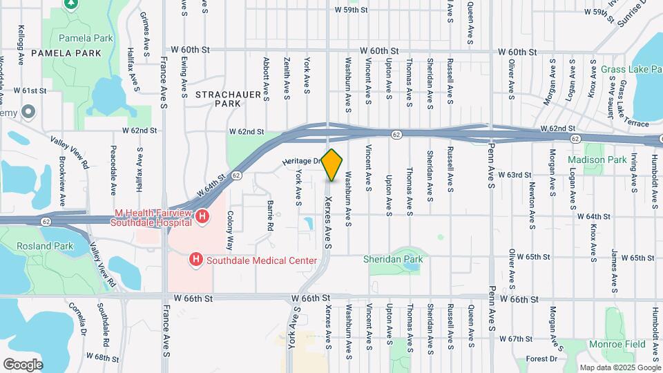 6315 Xerxes Ave S Map and Location Details