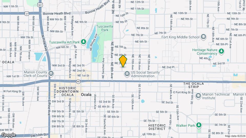 923 NE 2nd St Map and Location Details