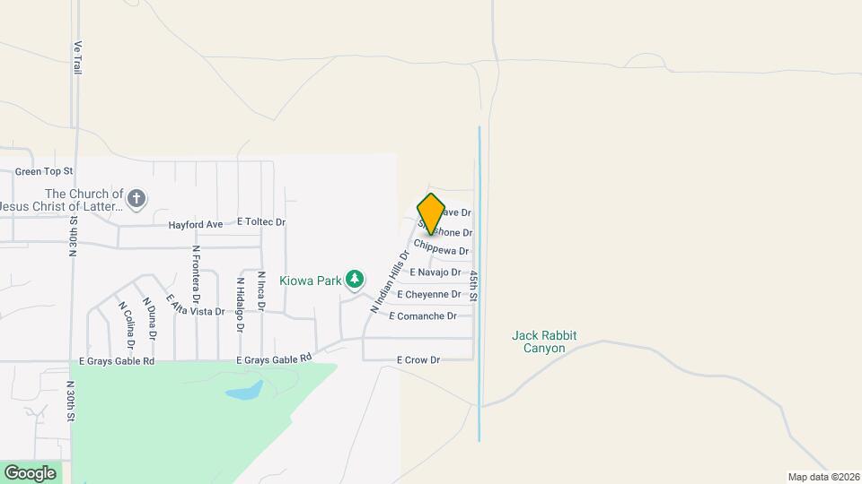 4221 Chippewa Dr Map and Location Details