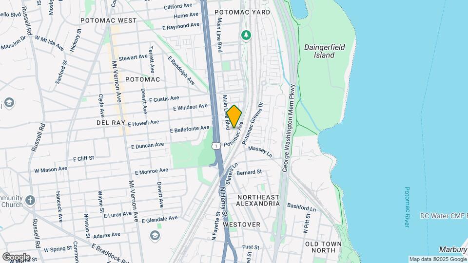 1814 Potomac Ave Mapa y Detalles de la Ubicación