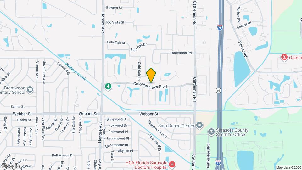 5619 Colonial Oaks Blvd Map and Location Details