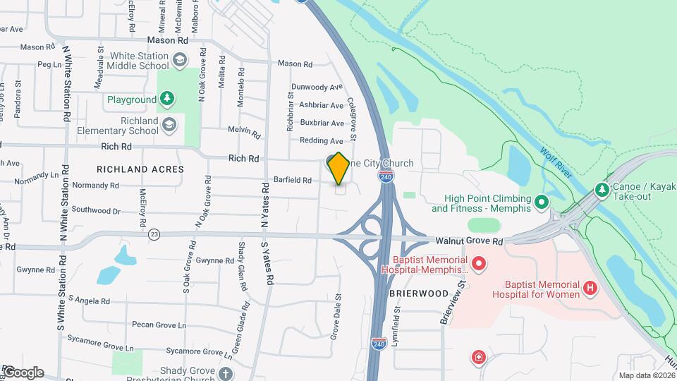 5738 Barfield Cir Map and Location Details