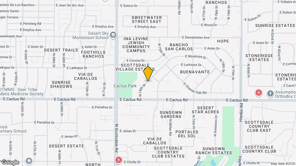 12271 N 74th St Map and Location Details