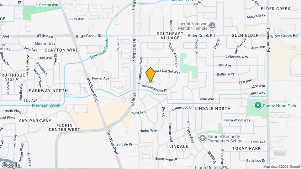 6830 Rancho Adobe Dr Map and Location Details