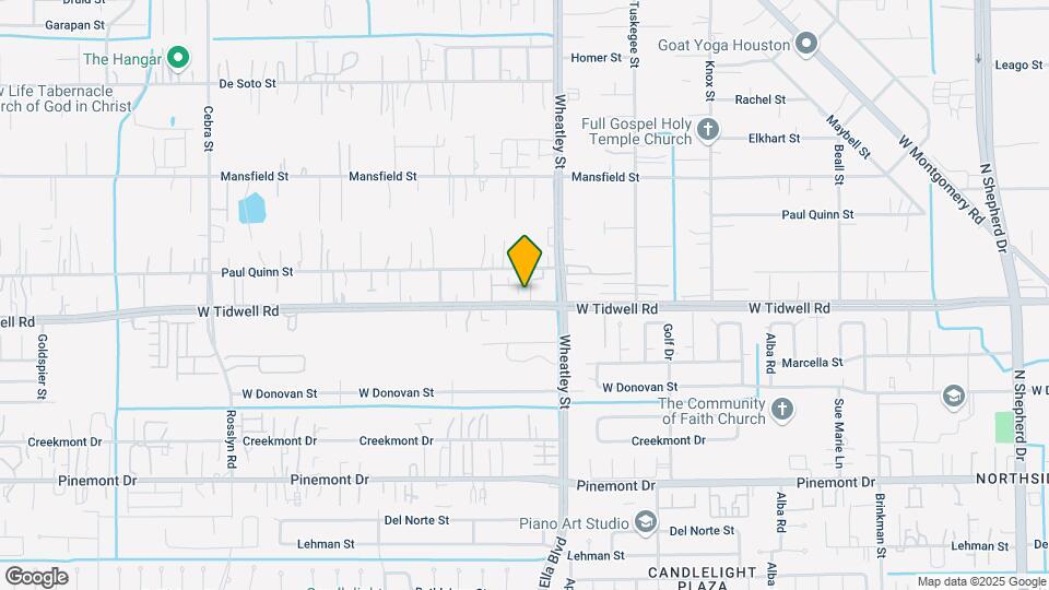 Tidwell Estates Apartments Map and Location Details