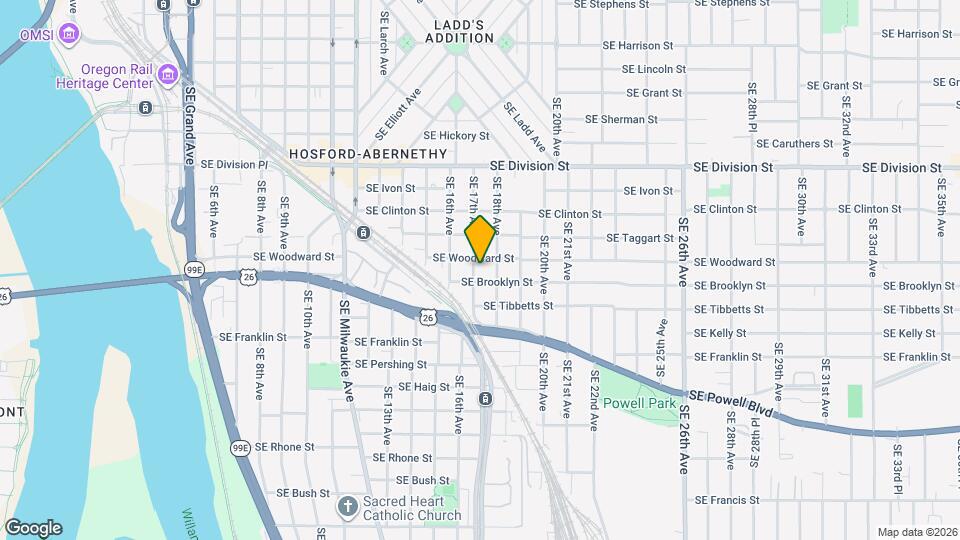 2916 SE 17th Ave Map and Location Details