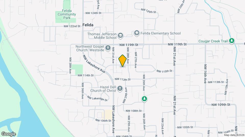 11503 NW 29th Pl Map and Location Details