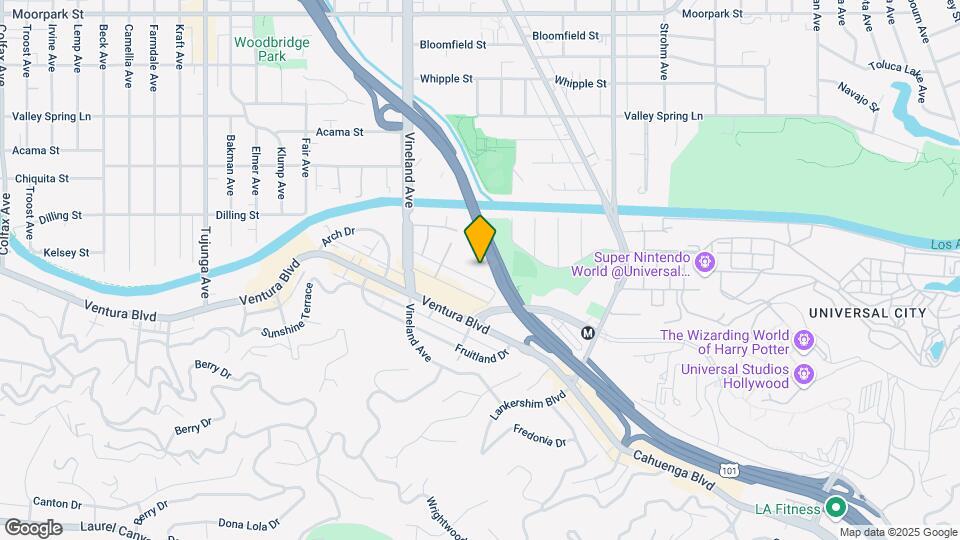 10911 Bluffside Dr Map and Location Details