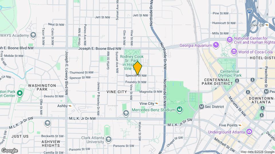 592 Spencer St NW Mapa y Detalles de la Ubicación