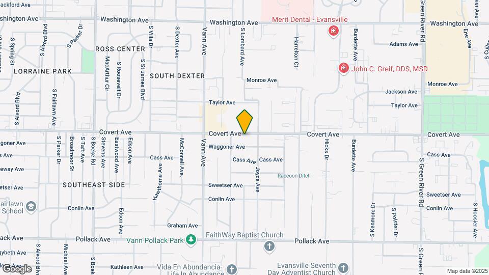 3425 Covert Ave Mapa y Detalles de la Ubicación
