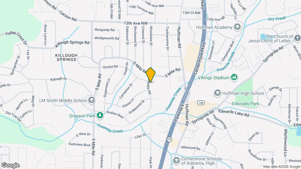1125 Camellia Rd Map and Location Details