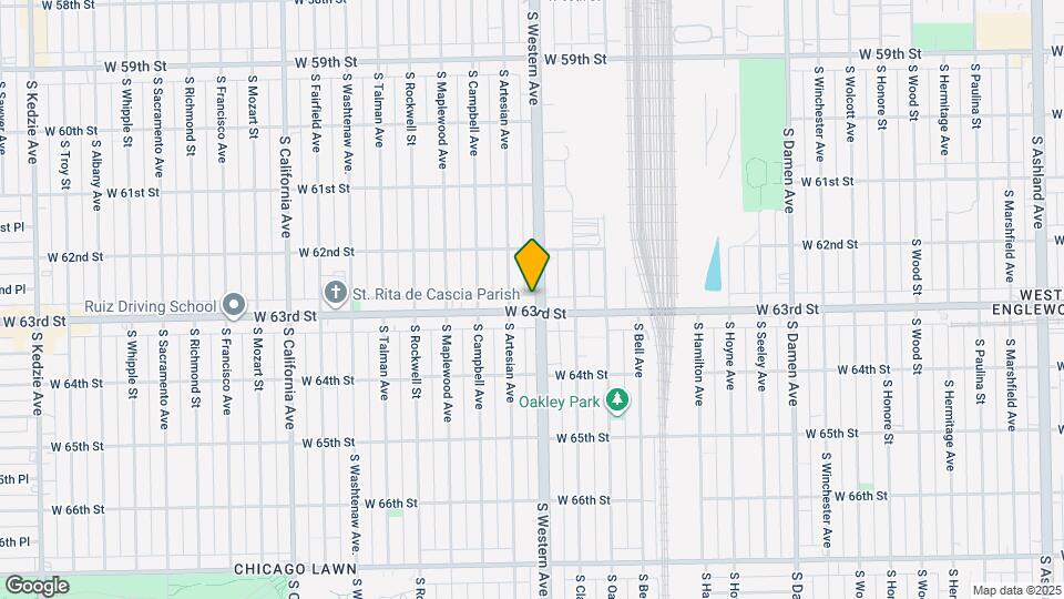 2400 W 63rd St Map and Location Details
