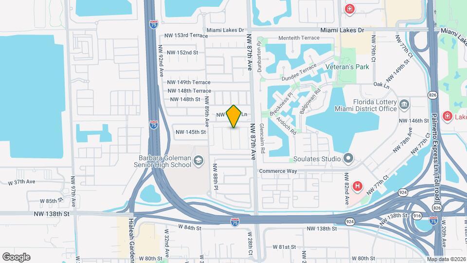 14525 NW 88th Ave Map and Location Details