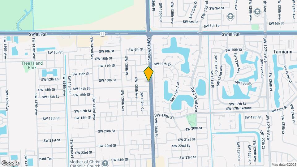 13701 SW 14th St Mapa y Detalles de la Ubicación
