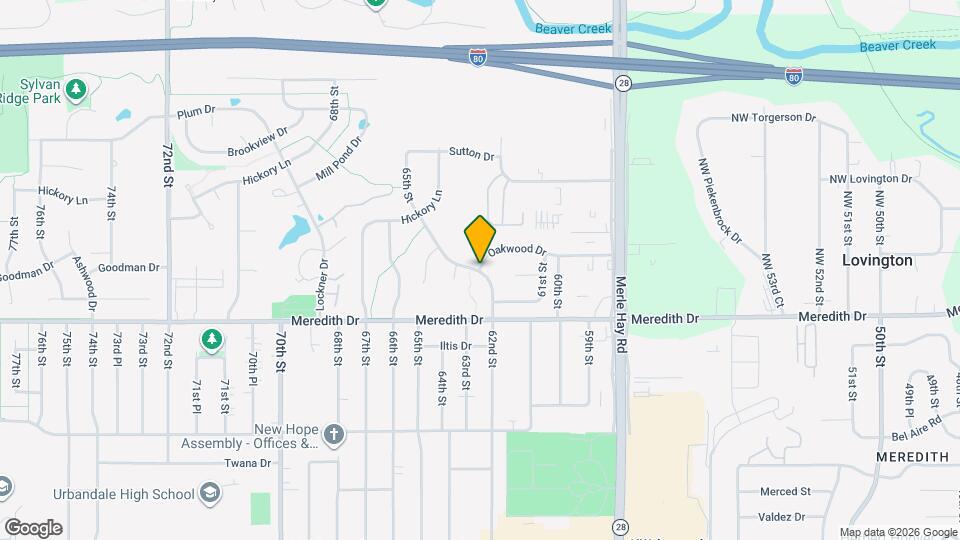 6202 62nd St Map and Location Details