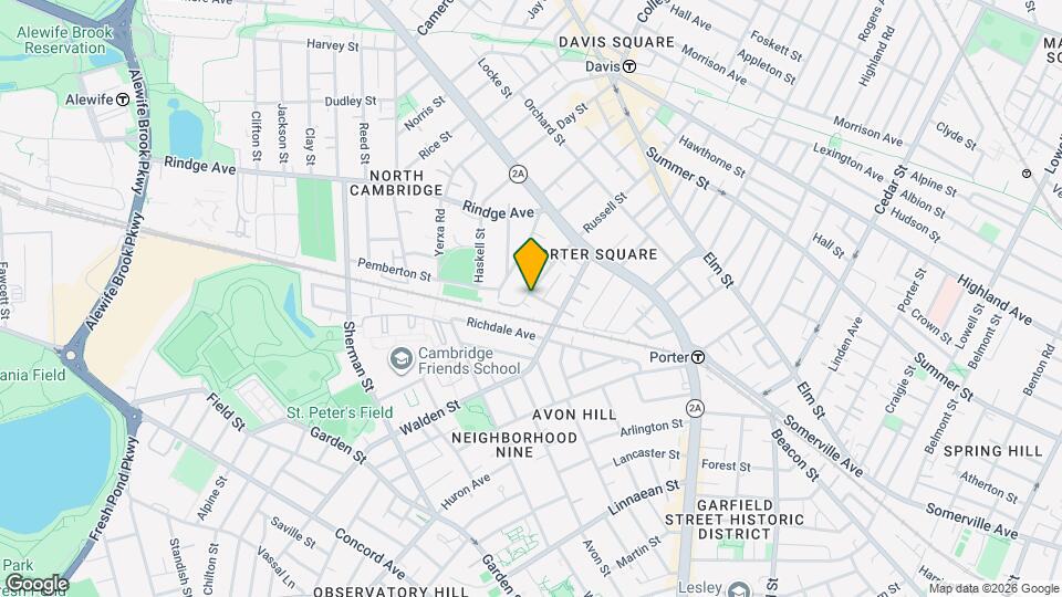 42 Cogswell Ave, Unit 1 Mapa y Detalles de la Ubicación