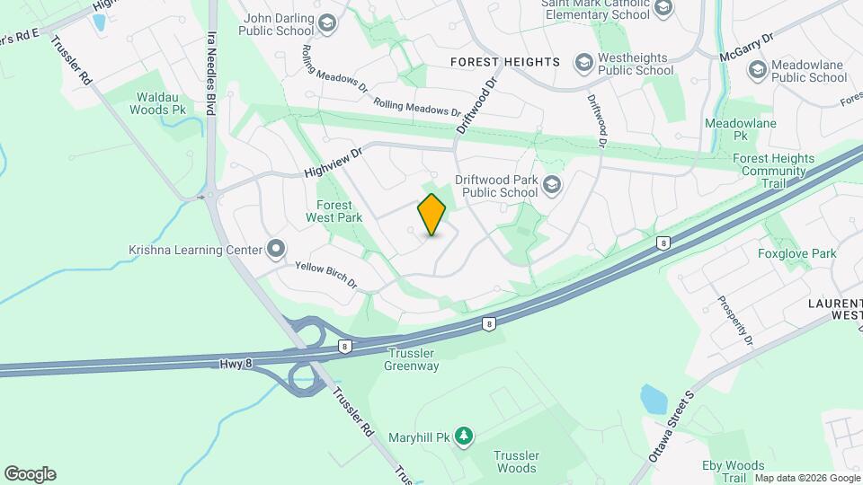 153 Sugar Maple St Map and Location Details