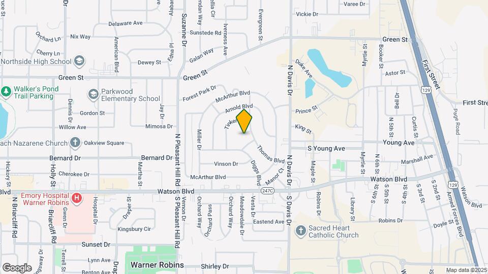 104 Bowden Dr Map and Location Details