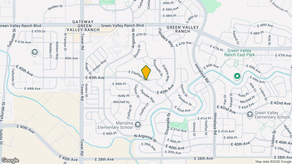 19192 E Chaffee Pl Map and Location Details