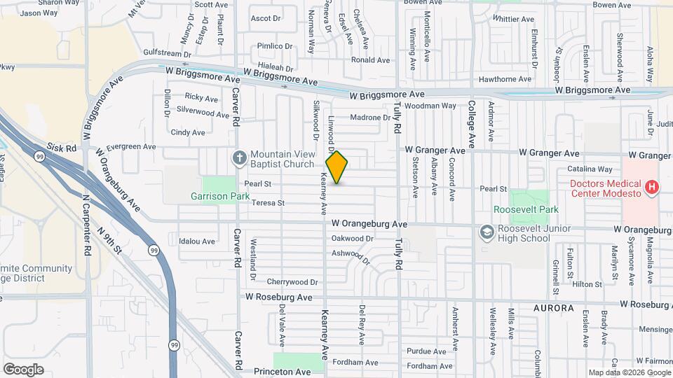 1426 Pearl St Map and Location Details