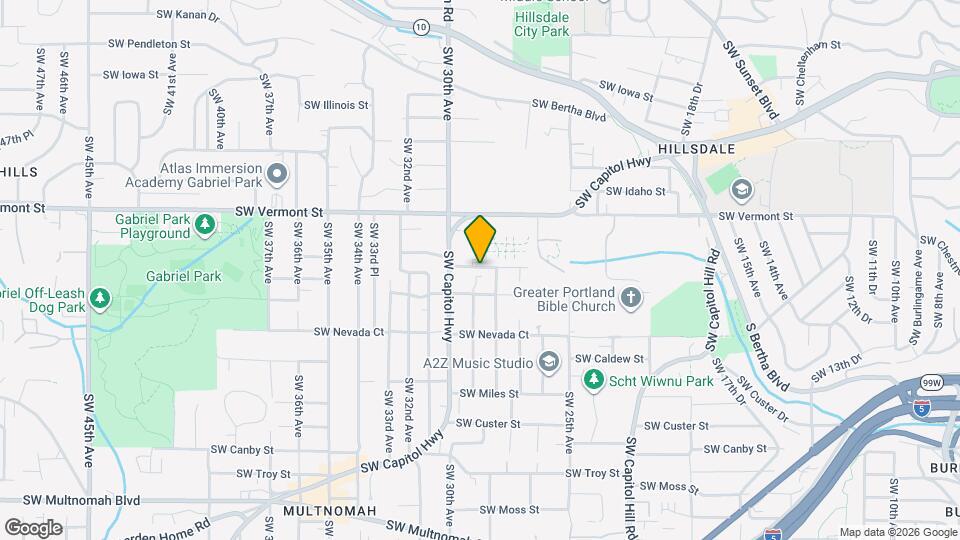 2828 SW California St Map and Location Details
