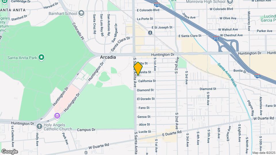 220-224 S Santa Anita Ave Map and Location Details
