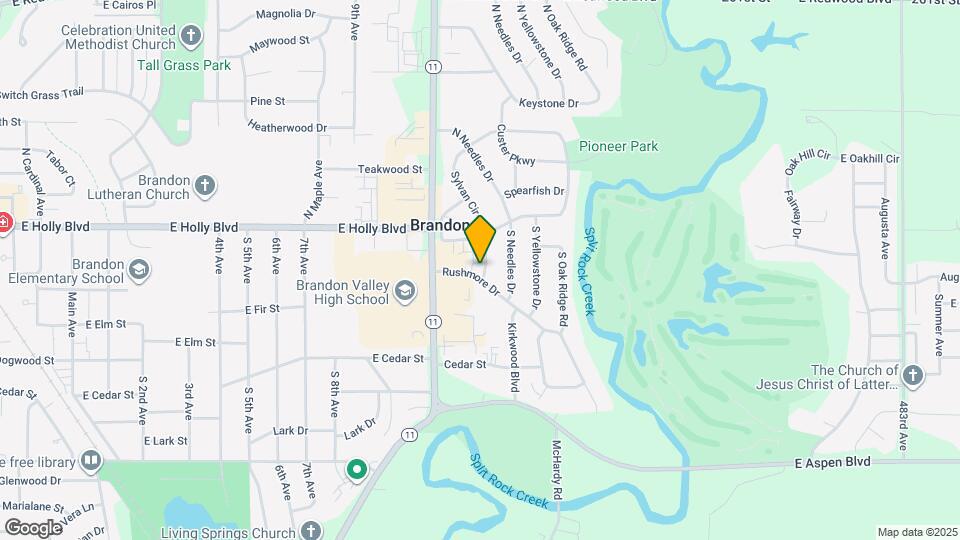 1400 E Rushmore Dr, Unit 3 Map and Location Details