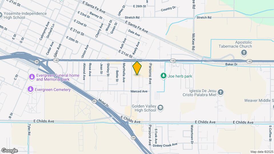 1695 Ellen Ave Map and Location Details