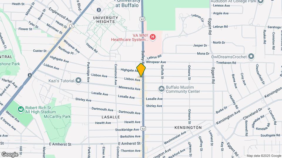 3382-3394 Bailey Ave Mapa y Detalles de la Ubicación