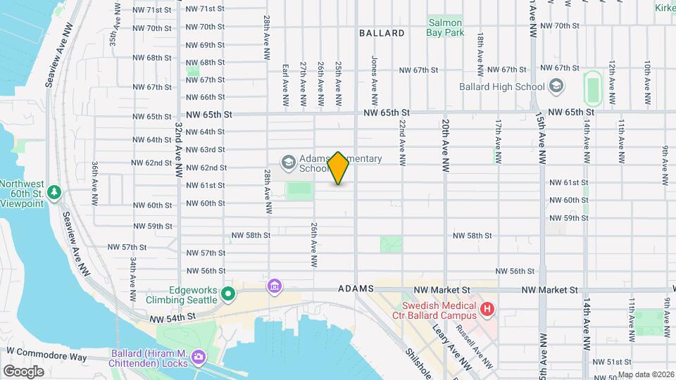 2421 NW 61st St Map and Location Details