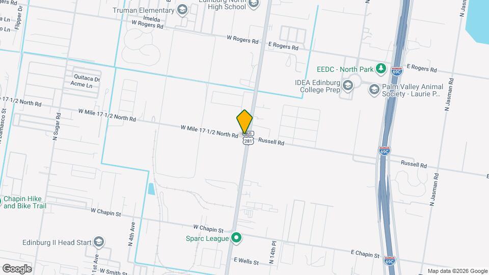 20 W Mile 17 1/2 Rd Map and Location Details