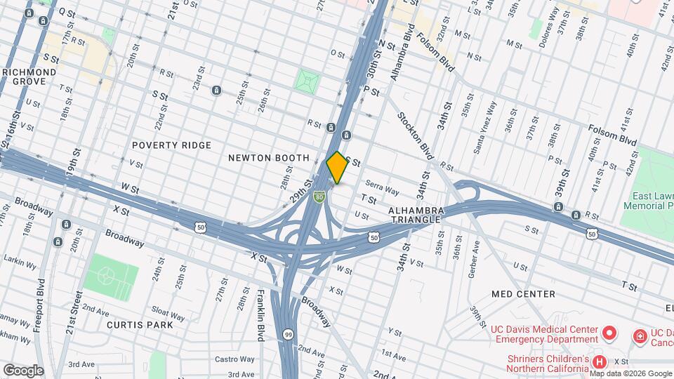 3000 T St Mapa y Detalles de la Ubicación