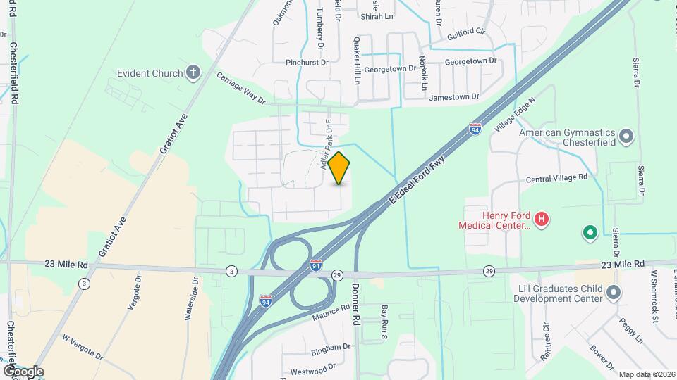 51843 E Pointe Ln Map and Location Details