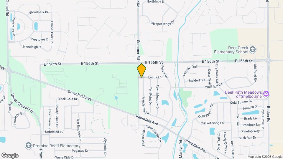 15447 Wandering Way Map and Location Details