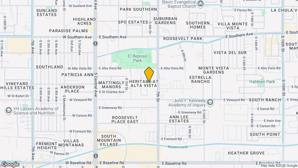 6519 S 5th Way Map and Location Details