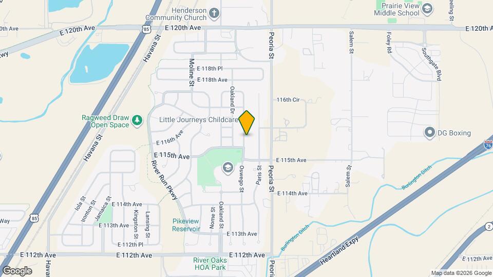 11584 Oswego St Mapa y Detalles de la Ubicación