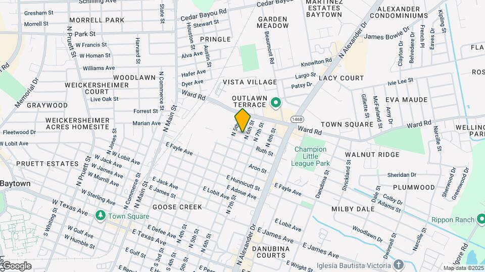 511 Pearl St Map and Location Details