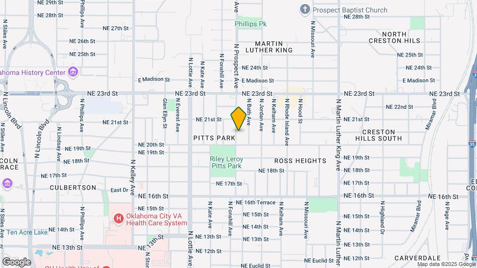2118 N Prospect Ave Map and Location Details