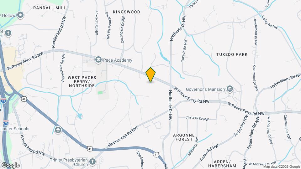 680 W Paces Ferry Rd NW Map and Location Details