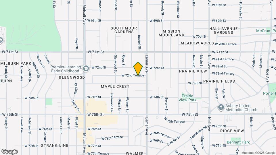 6401 W 72nd Terrace Map and Location Details