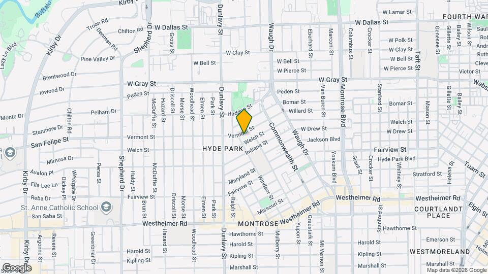 1615 Vermont St Map and Location Details