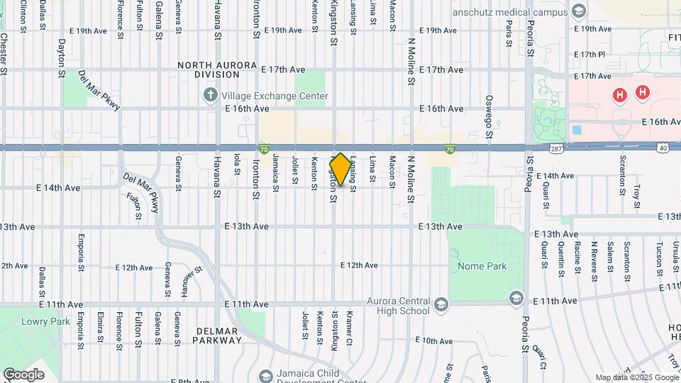 1390 Kingston St Mapa y Detalles de la Ubicación