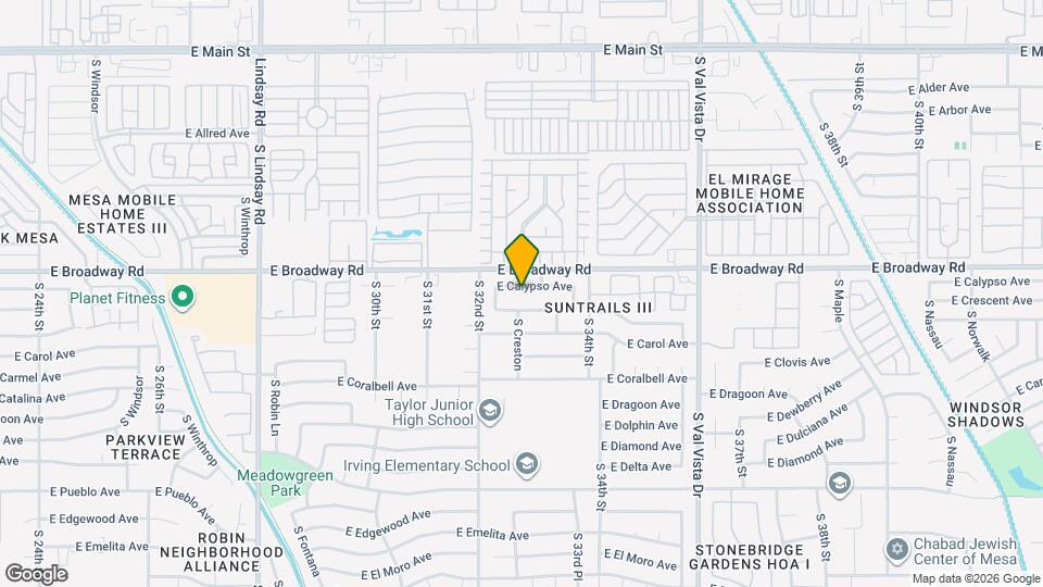 3247 E Calypso Ave Map and Location Details