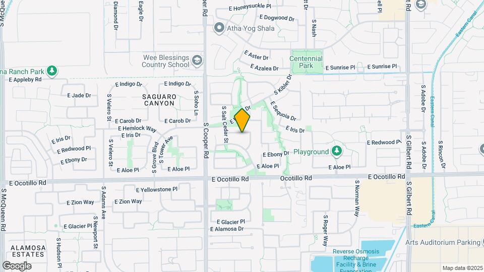 2181 E Iris Dr Map and Location Details