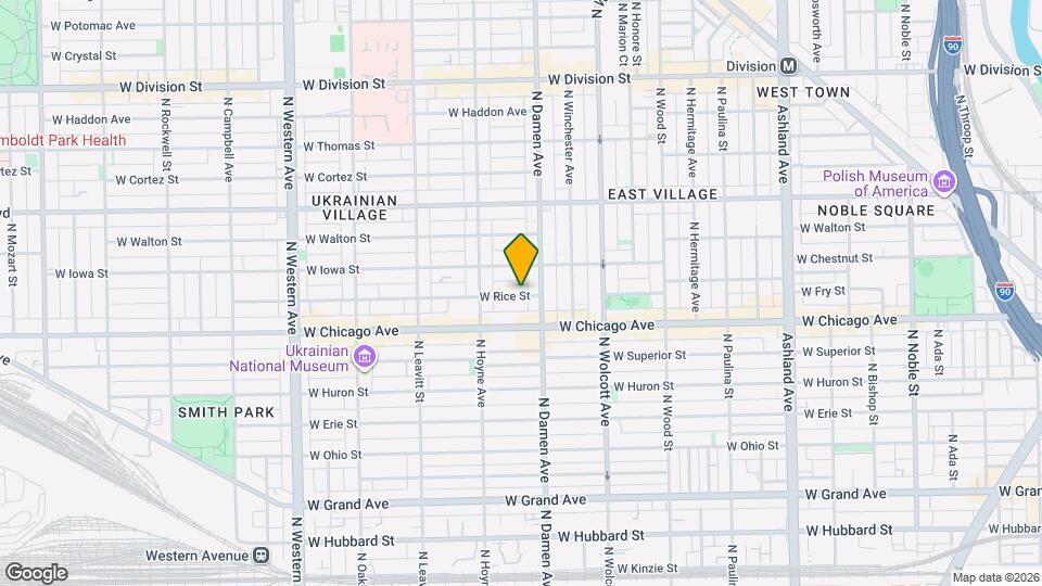 2016 W Rice St Map and Location Details