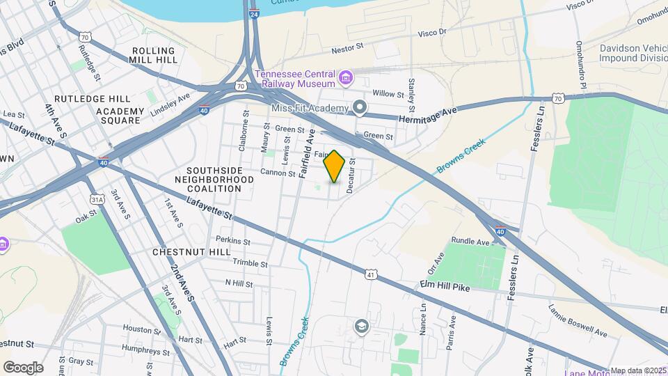 69B Donelson St Map and Location Details