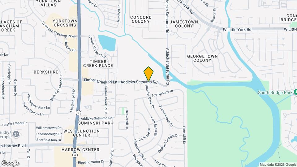15503 Boulder Oaks Dr Map and Location Details